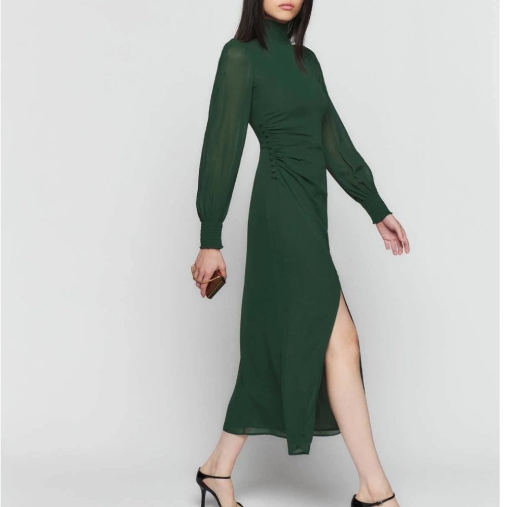 Reformation Aude Dress - Forest - Picture 2 of 9